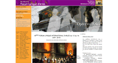 Desktop Screenshot of lyrique-arles.com